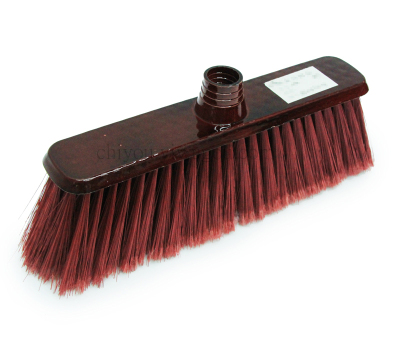 Plastic broom Specifically for foreign trade red paint color broom head CY-2261