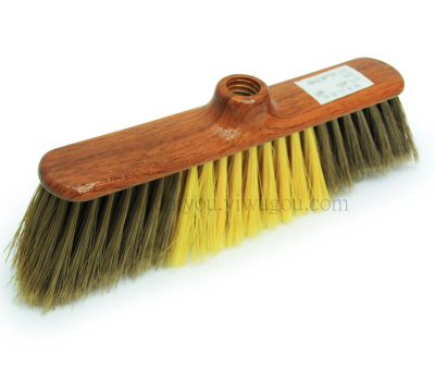 European plastic broom head imitation wood good quality broom CY-2256