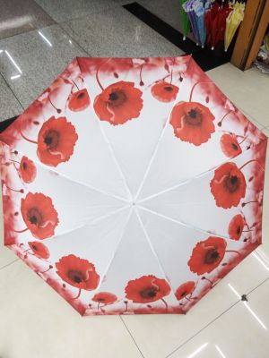 Advertising Umbrella, Umbrella, Triple Folding Umbrella, Straight Umbrella, Transfer Printing Umbrella, Factory Direct Sales