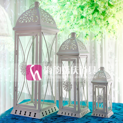 Special price haiyun wedding props wedding accessories decoration decorative decoration of the wind lamp three pieces.