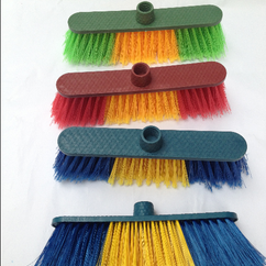 Factory direct export of fine plastic broom broom head model and export high quality easy to clean broom