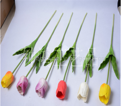 Wholesale artificial flowers PU simulation simulation of large Tulip flowers/flowers