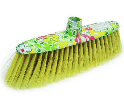 Fashion printed plastic broom household broom broom head Wholesale CY-2273