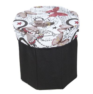 Octagonal Storage Stool Folding Stool