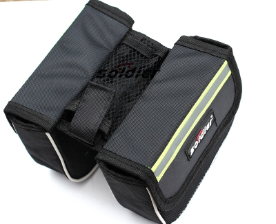 Pack both sides of the bike with tube bags.