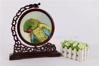 National Parrot embroidery pattern double-sided embroidery 20 Yuan