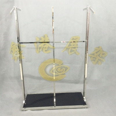 BJ-004 stainless steel six arm stand straight inclined arm section can lift clothing display rack