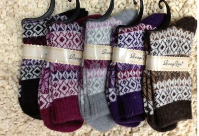 Manufacturer Direct Winter wool socks supply rabbit wool socks wholesale fashion exquisite warm socks