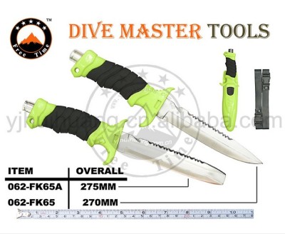 Dive knife Ocean Sailing surfing tool supplies underwater diving defensive security tools fishing tools