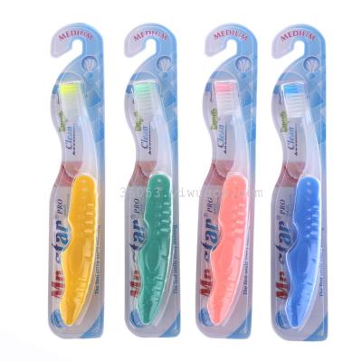 Dental health guard folding 4 wholesale trade toothbrush