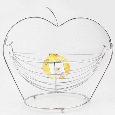 Chromium-plated iron wire fruit basket apples shape fruit baskets fruit D-002 fruit basket