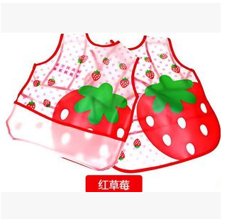 EVA lace cartoon Waterproof Bib clothing manufacturers selling children transparent overclothes