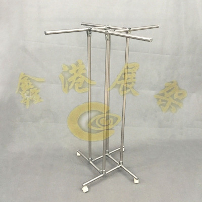 Modular four-arm tube simple four-arm racks and convenient clothing display rack