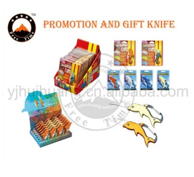 Promotional gift knives Pocket knife gift knife Dolphin shape knives Keychain knife