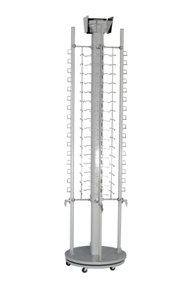 Interlocking floor-standing swivel Sunglass display 64 A2098