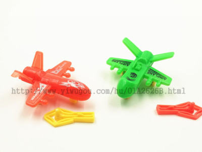 Mini aircraft stand plastic toy gifts