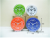 Round Stereo Word Alarm Clock Square Stereo Word Alarm Clock Fashion Stereo Word Clock Acrylic Mirror