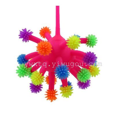 And luminous ball light soft plastic toy snow ball manufacturers flash toys wholesale