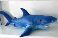 Authentic simulation large shark plush toy doll doll doll gift pillow