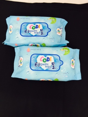 Direct manufacturers 60 pieces of baby wipes baby wipes care wipes
