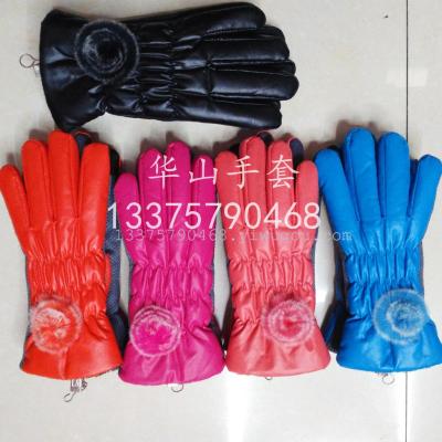 Factory direct sales in 2015, a new touch screen lady warm gloves, waterproof. Beautiful and generous