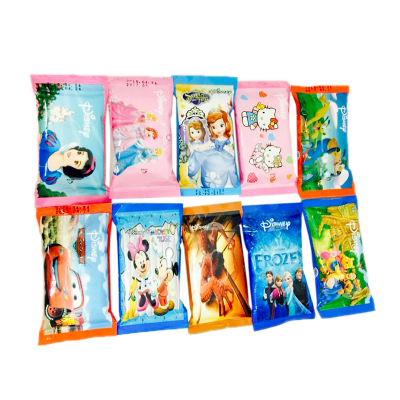 10 wipes cartoon unscented wipes portable outdoor hotel cleaning wipes moisturizing wipes