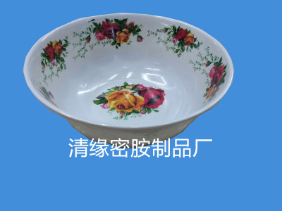 First class inventory 6.5 inch imitation ceramic corrugated circular deep bowl bowl melamine lowest price
