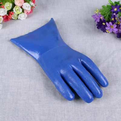 Anti-Slip Gloves Oil-Resistant Acid and Alkali Resistant Rubber Gloves Industrial Gloves