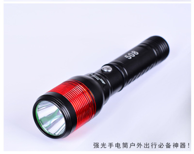 Factory Direct strong light flashlight 508 Rotary flashlight betrays as long range 200 meters
