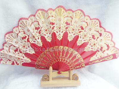 The new China plastic l fan fan wind Dancing Lady fan gift silk fan