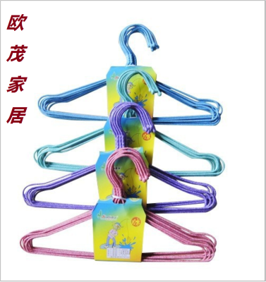Children's clothes / drying clothes / hanging clothes / hanging clothes rack children's money wire plastic coat hanger