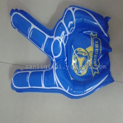 Double finger inflatable stick single finger inflatable stick come on
