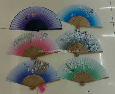 Manufacturers selling hand-painted silk silk bamboo fan fan fan fan