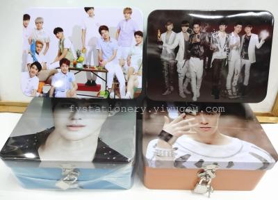 EXO box with lock factory direct wholesale Korean boutique