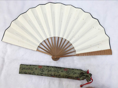 10 inch blank paper fan Tang Jinshan