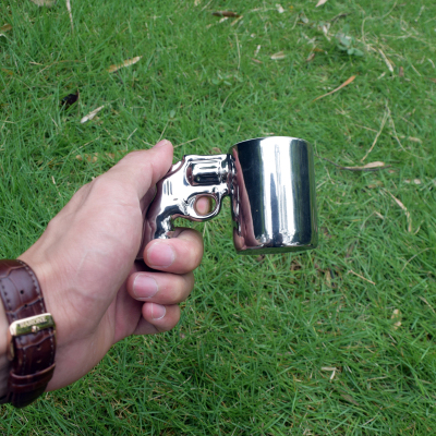 Small revolver cup cup Mark cup shooting a set of 2 PVC Boxed