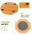 Factory direct sale of bamboo green insulation pad bowl pad