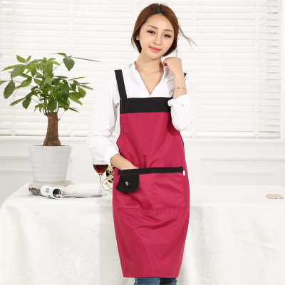 Apron waterproof strap type no sleeve skirt, skirt can be customized LOGO