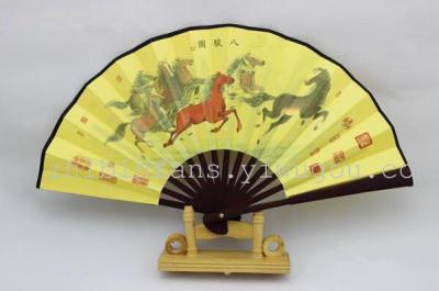 7 inch antique male fan Chinese style fan pattern