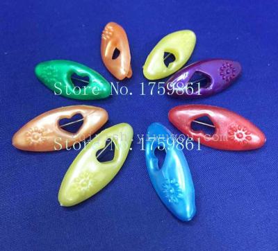 Chicken Hearts Light Scarf Buckle Color Scarf Buckle Plastic Pin Plastic Buckle