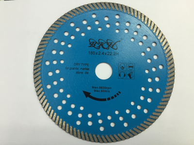 Stone tile slotted cutting film Bosch marble stone blade steel