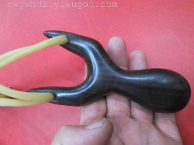 Wholesale, retail, high-end outdoor toys slingshot ebony horn