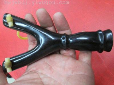 Wholesale, retail, high-end outdoor toys exquisite ebony tree slingshot fork