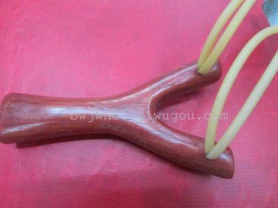 Wholesale, retail, high-end outdoor toys slingshot fork red pear