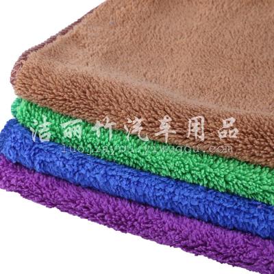 Lepideus bamboo auto supplies clean towel towel wholesale car rag Scrub