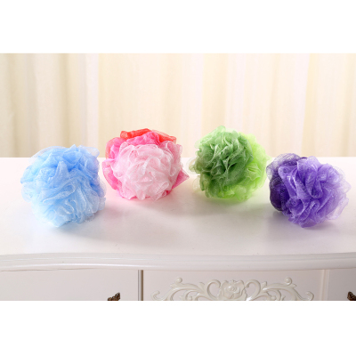 The ball Bath sponge Bath towel.