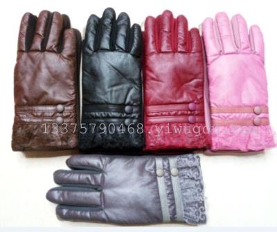 New fashion gloves lady leisure sports gloves leather riding touch gloves