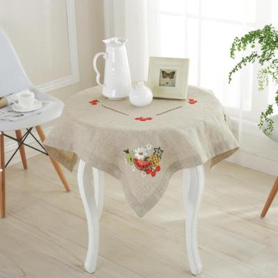[] after the wave of high-end hand crafts Embroidery tablecloth ribbon hand embroidered tablecloth custom