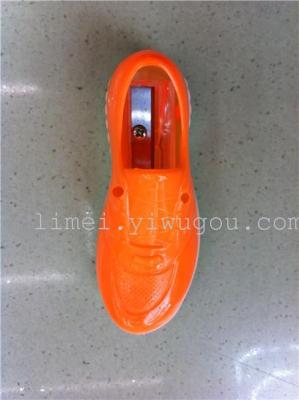 Orange shoes creative children sharpener manual single hole pencil sharpener 2 color optional