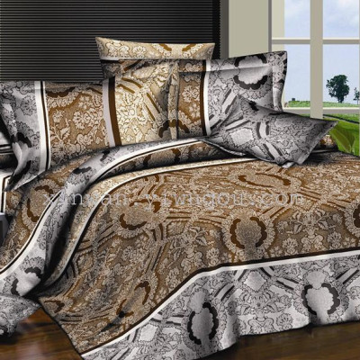 Foreign trade 3 d key-2 luxury three - piece bedding set